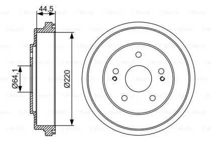 Тормозной барабан Bosch BS274703