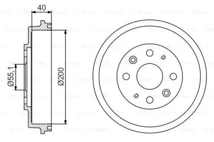 Тормозной барабан Bosch BS274331
