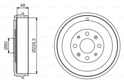 Тормозной барабан Bosch BS273947