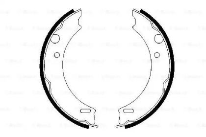 Тормозные колодки ручника Bosch BS233247