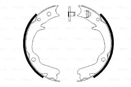 Тормозные колодки ручника Bosch BS232145