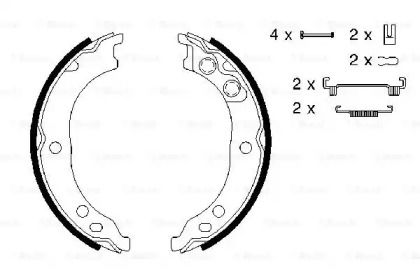 Тормозные колодки ручника Bosch BS232249