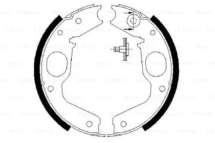 Тормозные колодки ручника Bosch BS232473