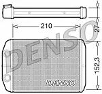 Радиатор отопителя печки Denso BS117588