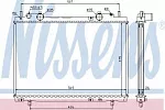 Радиатор охлаждения двигателя NISSENS BS91483