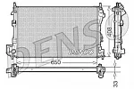 Радиатор охлаждения двигателя Denso BS91552