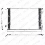 Радиатор кондиционера DELPHI BS98393 Радиатор кондиционера DELPHI BS98393