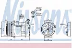 Компрессор кондиционера NISSENS BS97495