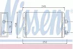 Радиатор отопителя печки NISSENS BS117597