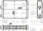 Радиатор печки BEHR BS118445 Радиатор печки BEHR BS118445