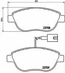 Тормозные накладки BREMBO BS147990