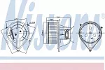 Вентилятор отопителя NISSENS BS116149