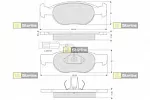 Тормозные накладки STARLINE BS146517