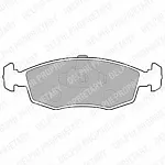 Тормозные колодки DELPHI Передние BS143565