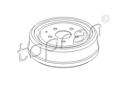 Задний тормозной барабан Topran BS274538