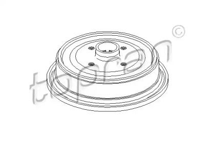 Задний тормозной барабан Topran BS274501