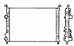 Радиатор охлаждения двигателя NRF BS89612
