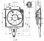 Вентилятор радиатора NRF BS62335