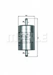 Топливный фильтр MAHLEKNECHT BS173166 Топливный фильтр MAHLEKNECHT BS173166