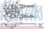 Вентилятор радиатора NISSENS BS62336
