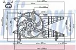 Вентилятор радиатора NISSENS BS62387