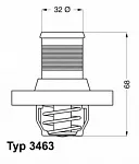 Термостат WAHLER BS54484