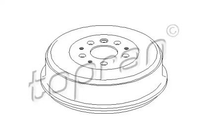 Задний тормозной барабан Topran BS274721