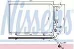 Радиатор кондиционера NISSENS BS99635