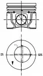 Поршень двигателя KOLBENSCHMIDT BS79594 Поршень двигателя KOLBENSCHMIDT BS79594