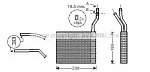 Радиатор печки AVA BS118658