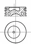 Поршень двигателя NURAL BS79399