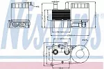 Масляный радиатор NISSENS BS92866