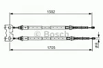 Трос ручника BOSCH BS152413 Трос ручника BOSCH BS152413