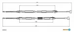 Трос ручника ADRIAUTO BS152274