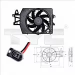 Вентилятор радиатора TYC BS62543