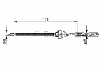 Трос ручника BOSCH BS150403