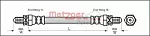 Тормозной шланг METZGER BS133016