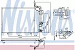 Радиатор кондиционера NISSENS BS99660 Радиатор кондиционера NISSENS BS99660