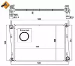 Радиатор охлаждения двигателя NRF BS89922