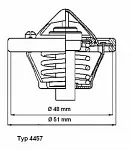 Термостат WAHLER BS54666