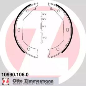 Тормозные колодки ручника Otto Zimmermann BS233499