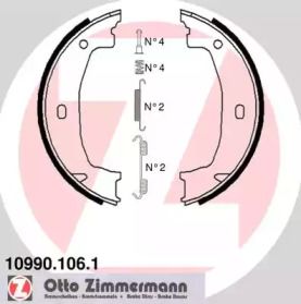 Тормозные колодки ручника Otto Zimmermann BS233511