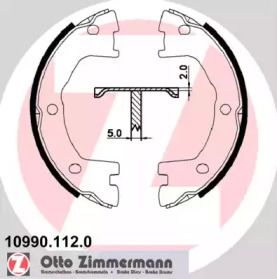 Тормозные колодки ручника Otto Zimmermann BS233553