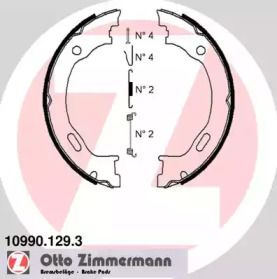 Тормозные колодки ручника Otto Zimmermann BS233569