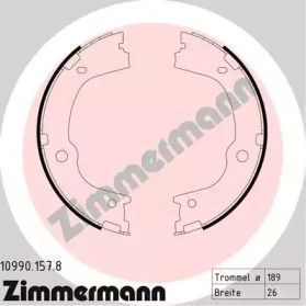 Тормозные колодки ручника Otto Zimmermann BS232415