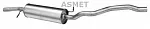 Резонатор глушителя ASMET BS60330