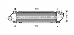 Интеркулер AVA BS66696