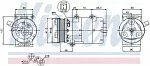 Компрессор кондиционера NISSENS BS97519