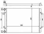 Радиатор охлаждения двигателя NRF BS90441