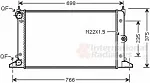 Радиатор охлаждения двигателя VAN WEZEL BS90395